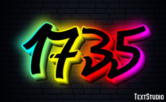 1735 Text Effect
