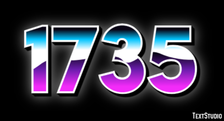 1735 Text Effect