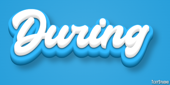 During Text Effect