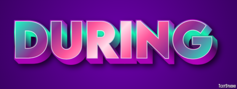 During Text Effect