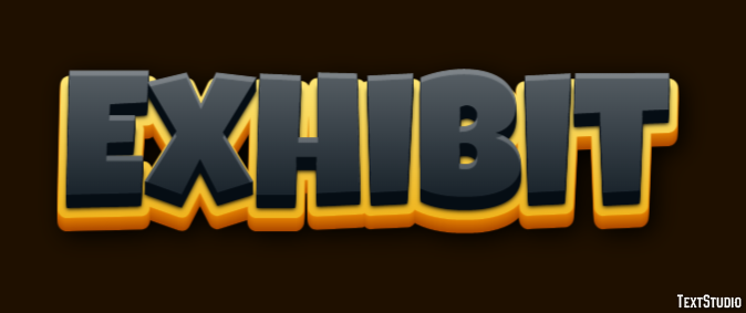 Exhibit Text Effect