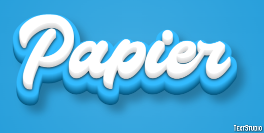 Papier Effet de texte