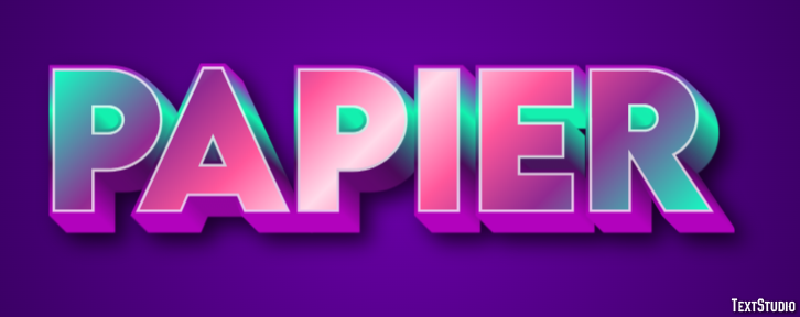 Papier Effet de texte