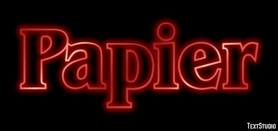 Papier Effet de Texte