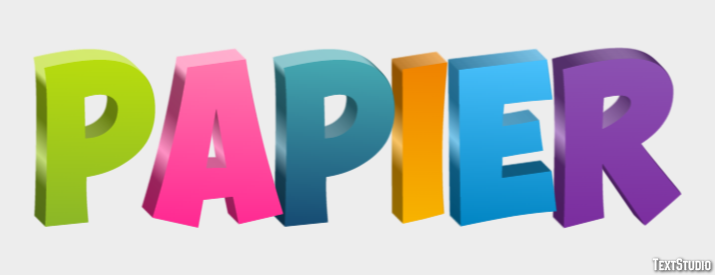 Papier Effet de texte