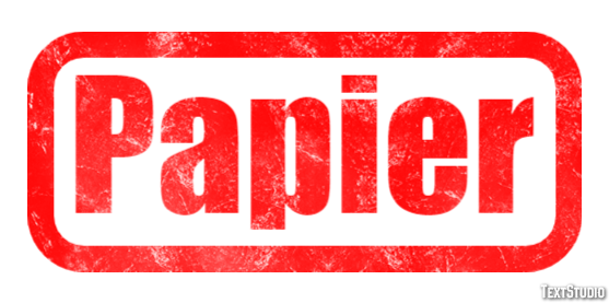 Papier Effet de texte