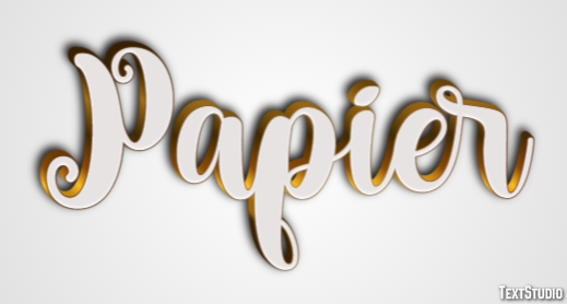 Papier Effet de Texte