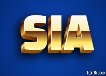 Sia Efecto de Texto