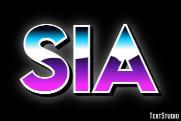 Sia Efecto de Texto