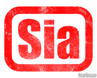 Sia Efecto de Texto