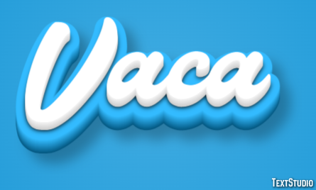Vaca Texteffekt