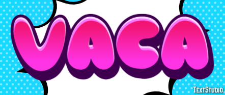 Vaca Efeito de texto