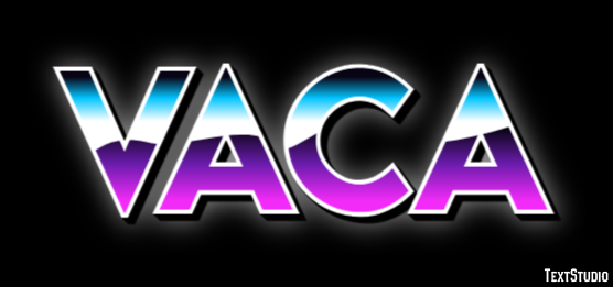 Vaca Efecto de texto