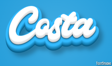 Costa Text Effect