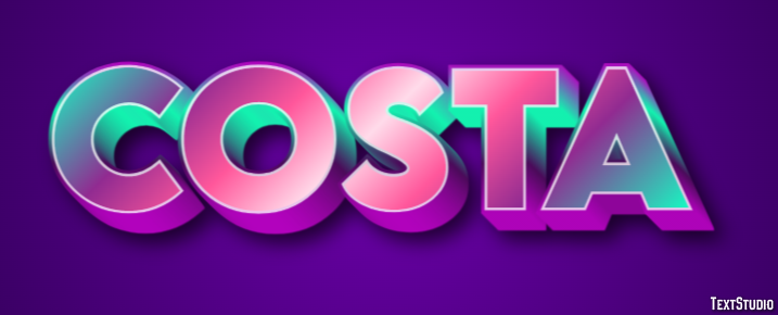 Costa Text Effect