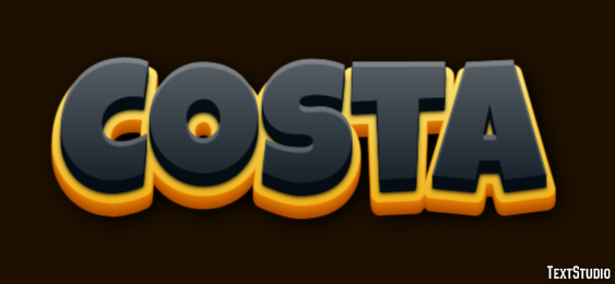 Costa Text Effect