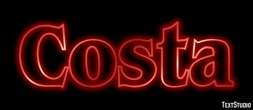 Costa Text Effect