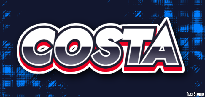 Costa Text Effect