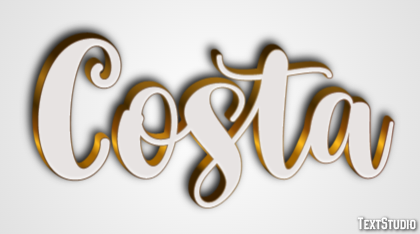 Costa Text Effect