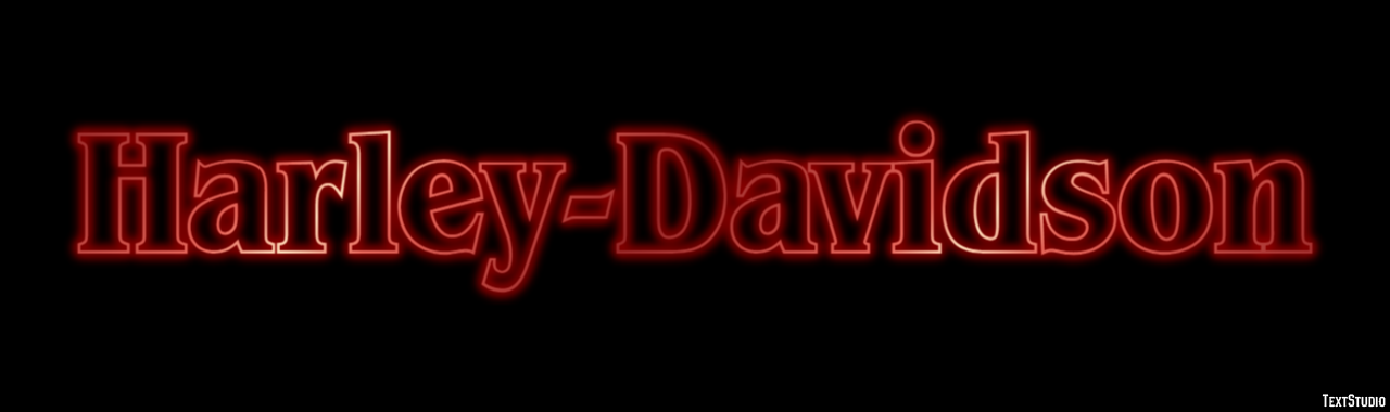 Harley-Davidson テキスト効果