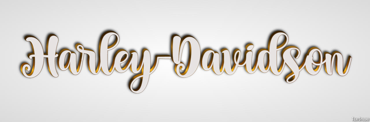 Harley-Davidson テキスト効果