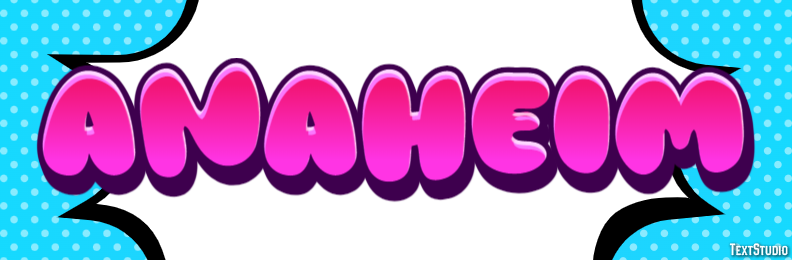 Anaheim Text effect