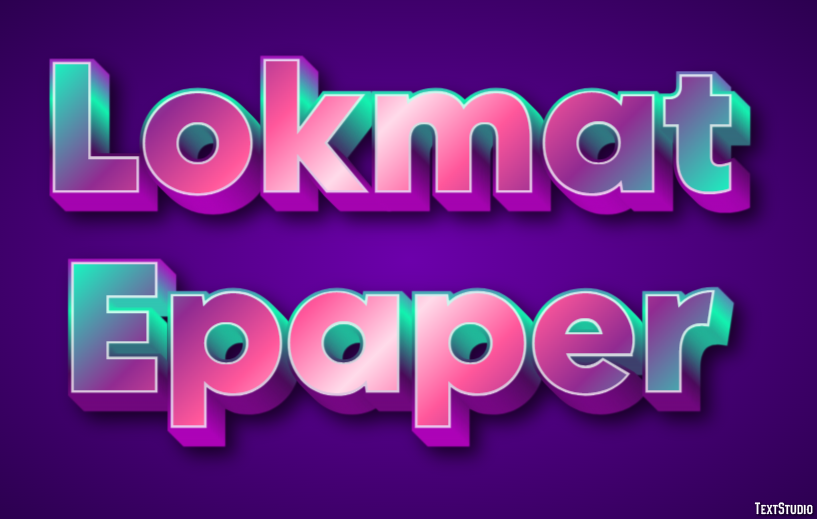 Lokmat Epaper Efeito de texto