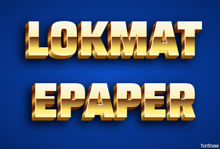 Lokmat Epaper Efeito de texto