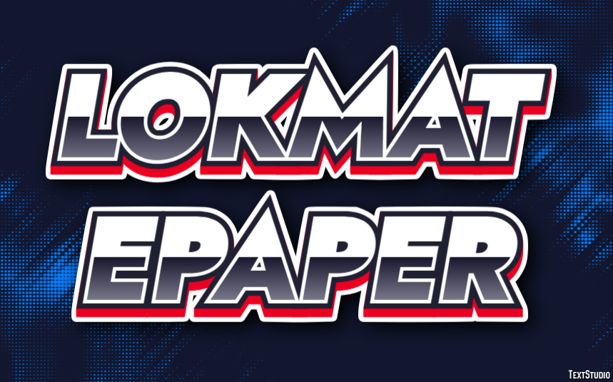 Lokmat Epaper Efeito de texto