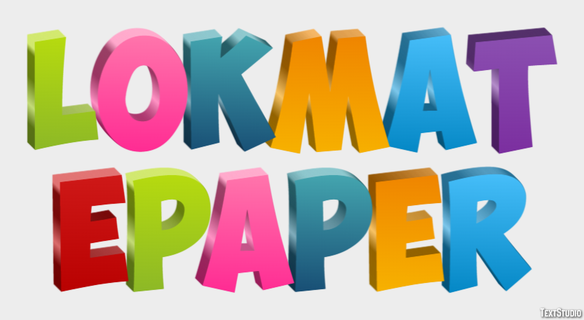 Lokmat Epaper Efeito de texto