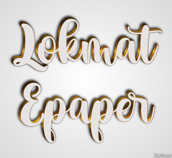 Lokmat Epaper Efeito de texto
