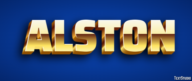 Alston Text Effect