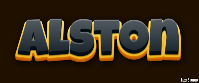 Alston Text effect
