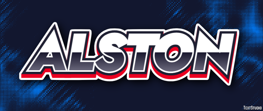 Alston Text Effect