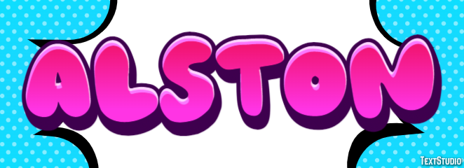 Alston Text effect