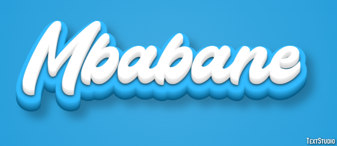 Mbabane Efekt tekstowy