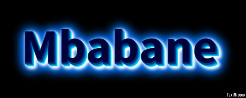 Mbabane Efekt tekstowy
