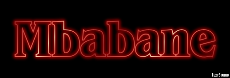 Mbabane Efekt tekstowy