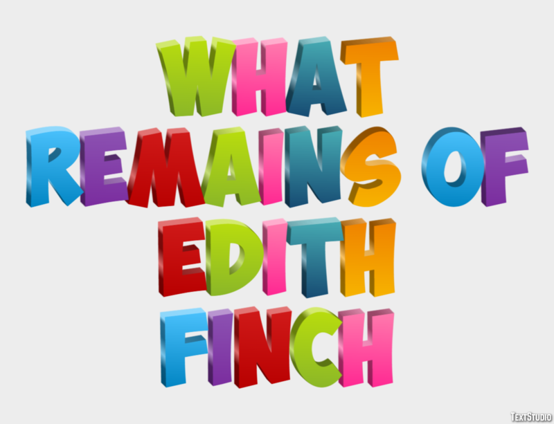 What Remains of Edith Finch Tekst Effect