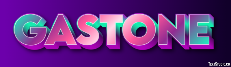 Gastone Effetto testo