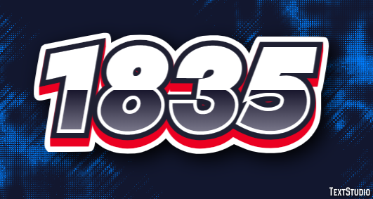 1835 Text Effect