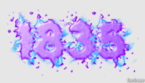 1835 Text Effect