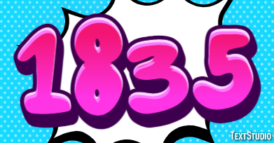 1835 Text Effect