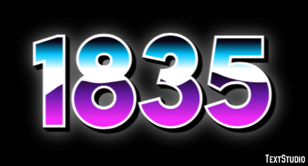 1835 Text Effect