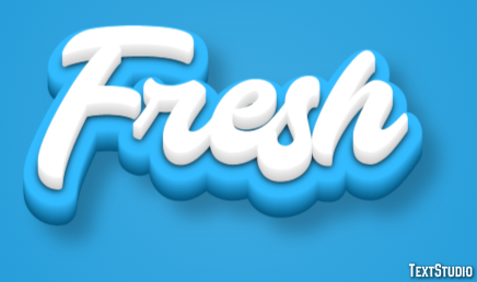 Fresh Text Effect