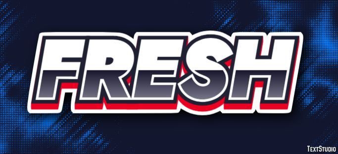 Fresh Text Effect