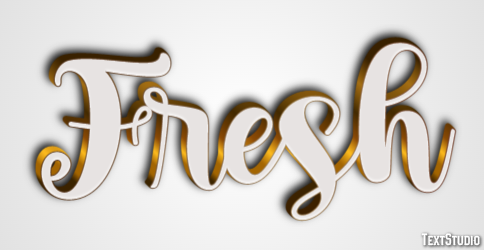 Fresh Text Effect