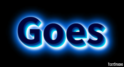 Goes Text Effect