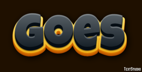 Goes Эффект текста