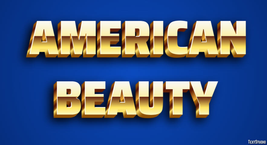 American Beauty Text Effect